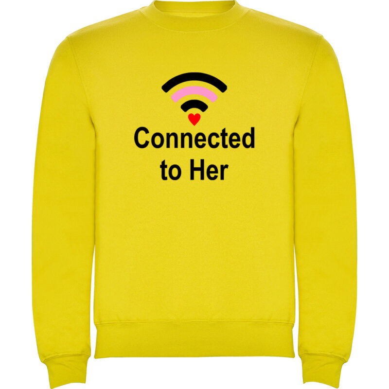 Pulover Connected to her, Galben