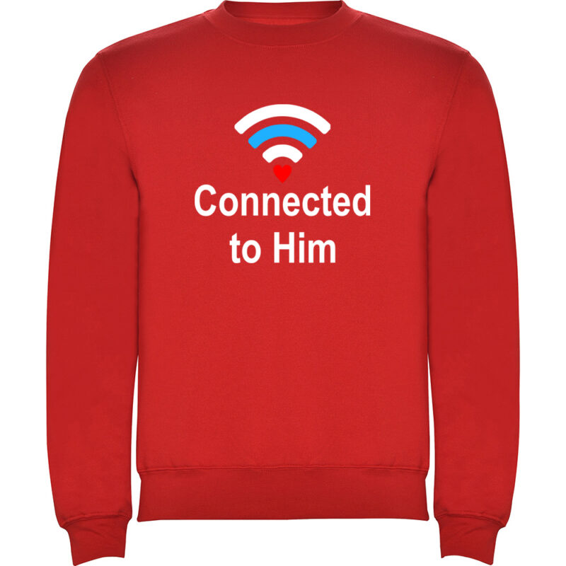 Pulover Connected to him, Roșu