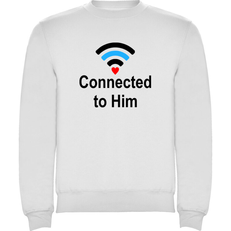 Pulover Connected to him, Alb