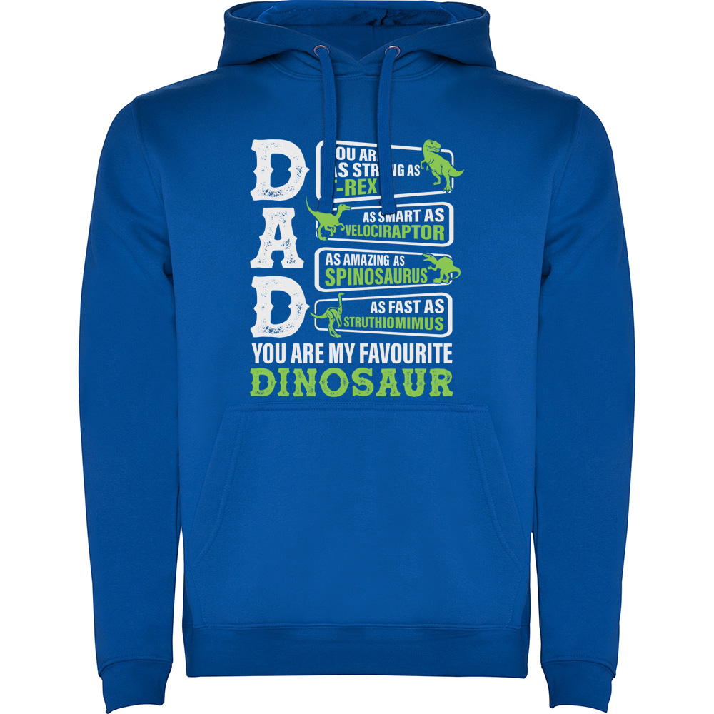 DAD-MYFAVOURITEDINOSAUR.HAN_.BLU_.jpg Hanorac Dad - My favourite dinosaur, Albastru - imagine 1