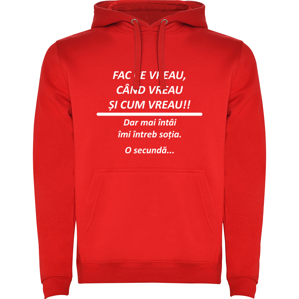FACCEVREAU.HAN_.RED_.jpg Hanorac Fac ce vreau, Roșu - imagine 1