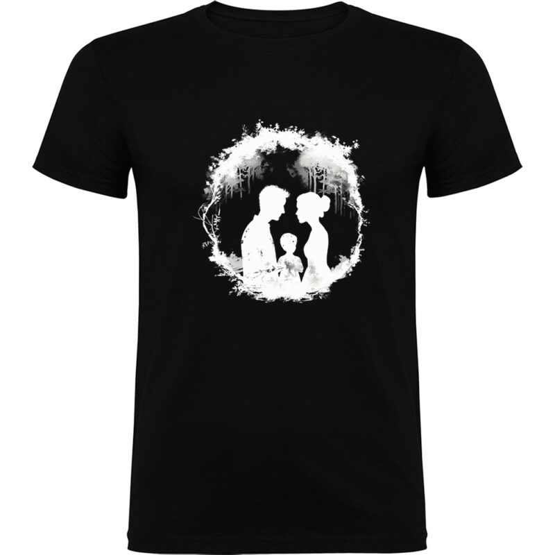 Tricou Familie (model 1), Negru
