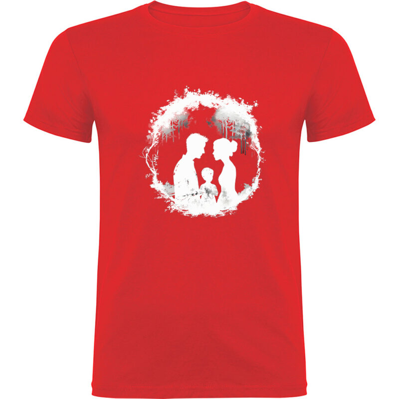Tricou Familie (model 1), Roșu