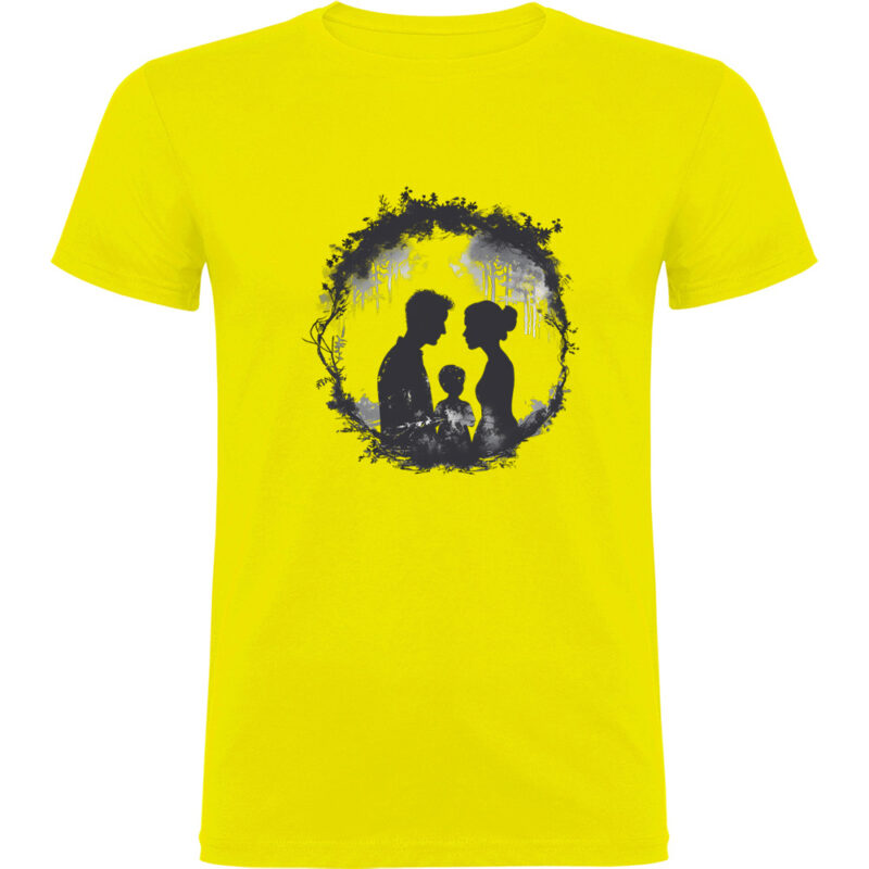 Tricou Familie (model 1), Galben