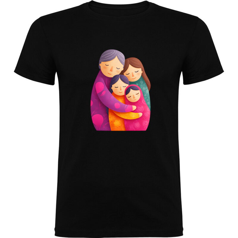 Tricou Familie (model 2), Negru