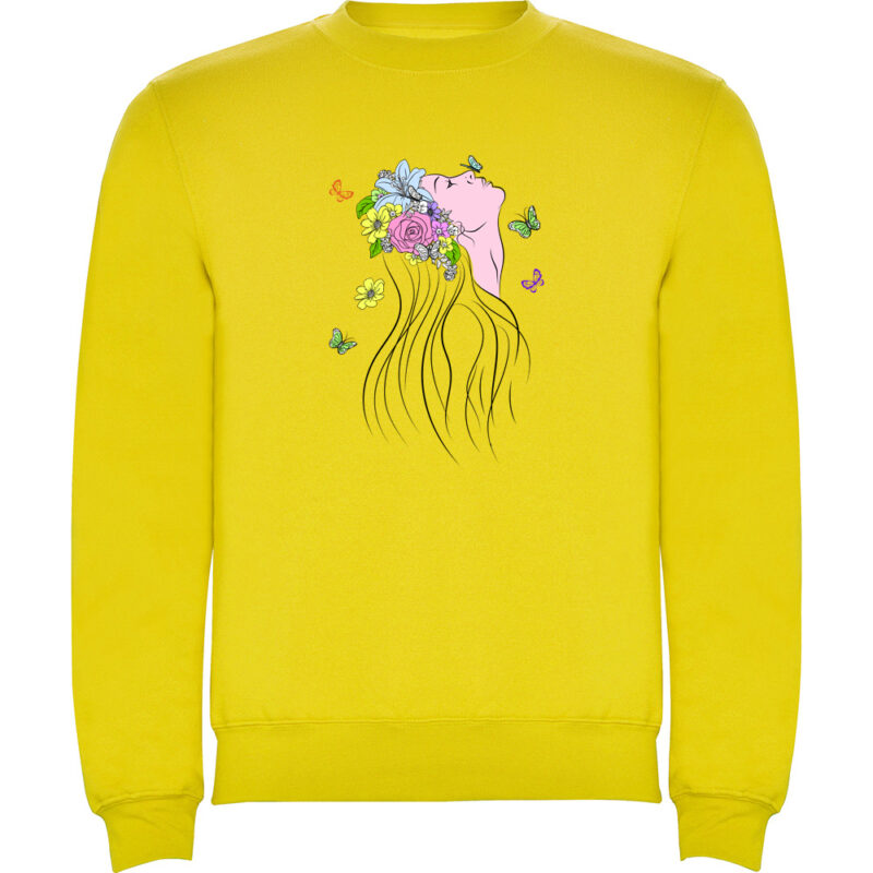 Pulover Femeia Fluture, Galben
