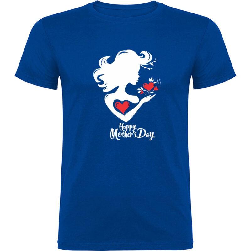 Tricou Happy Mothers Day (Model 1), Albastru