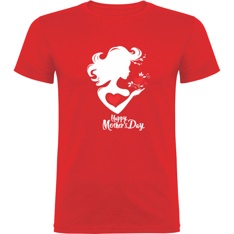 Tricou Happy Mothers Day (Model 1), Roșu
