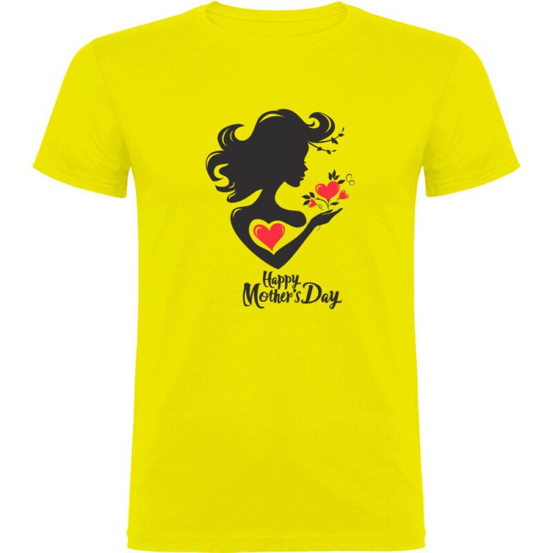 Tricou Happy Mothers Day (Model 1), Galben