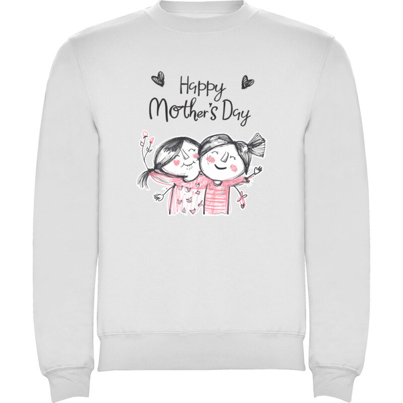 Pulover Happy Mothers Day (Model 2), Alb