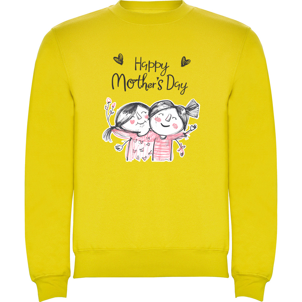 HAPPYMOTHERSDAYMODEL2.PLV_.YEL_.jpg Pulover Happy Mothers Day (Model 2), Galben - imagine 1