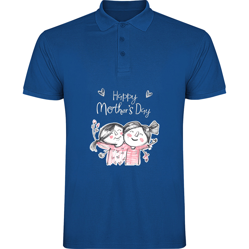 HAPPYMOTHERSDAYMODEL2.TP_.BLU_.jpg Tricou polo Happy Mothers Day (Model 2), Albastru - imagine 1