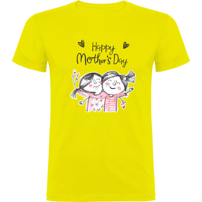 Tricou Happy Mothers Day (Model 2), Galben