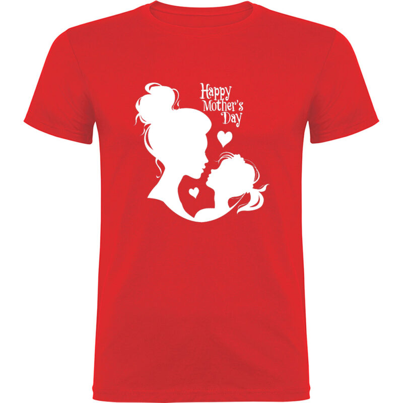 Tricou Happy Mothers Day (model 3), Roșu