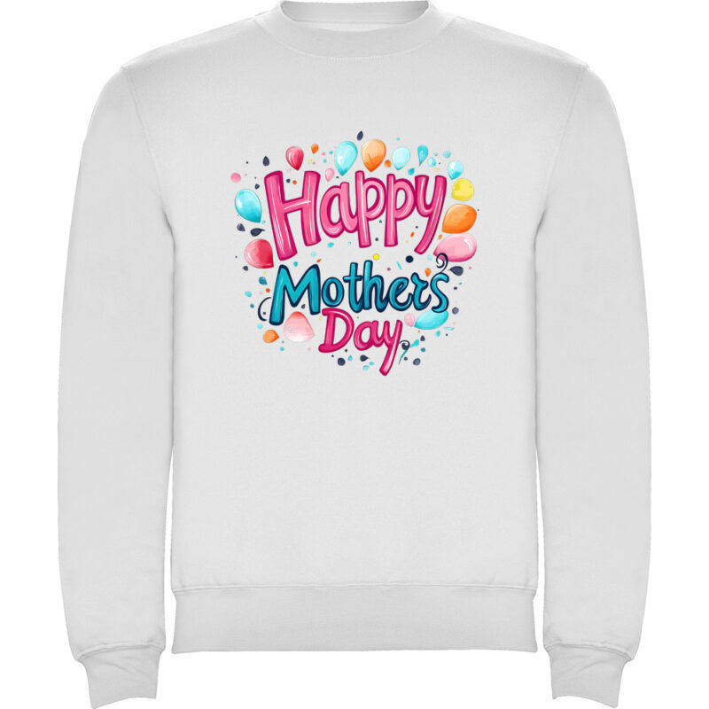 Pulover Happy Mothers Day (model 4), Alb