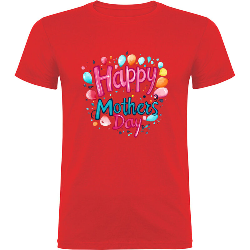 Tricou Happy Mothers Day (model 4), Roșu