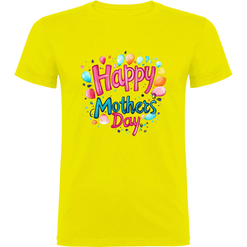 Tricou Happy Mothers Day (model 4), Galben