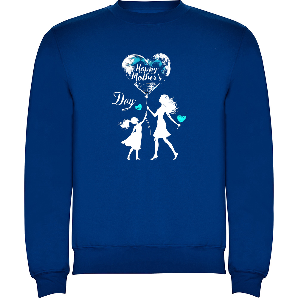 HAPPYMOTHERSDAYMODEL5.PLV_.BLU_.jpg Pulover Happy Mothers Day (model 5), Albastru - imagine 1