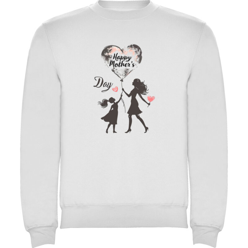 Pulover Happy Mothers Day (model 5), Alb