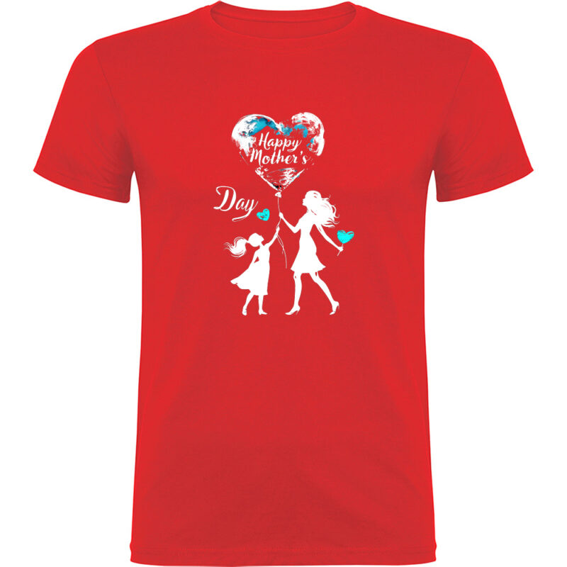 Tricou Happy Mothers Day (model 5), Roșu
