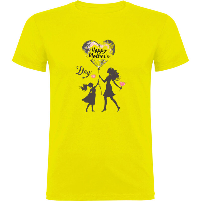 Tricou Happy Mothers Day (model 5), Galben