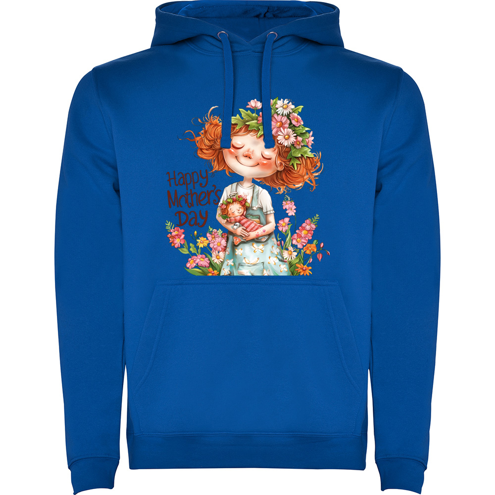 HAPPYMOTHERSDAYMODEL6.HAN_.BLU_.jpg Hanorac Happy Mothers Day (model 6), Albastru - imagine 1