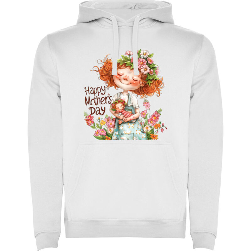 Hanorac Happy Mothers Day (model 6), Alb