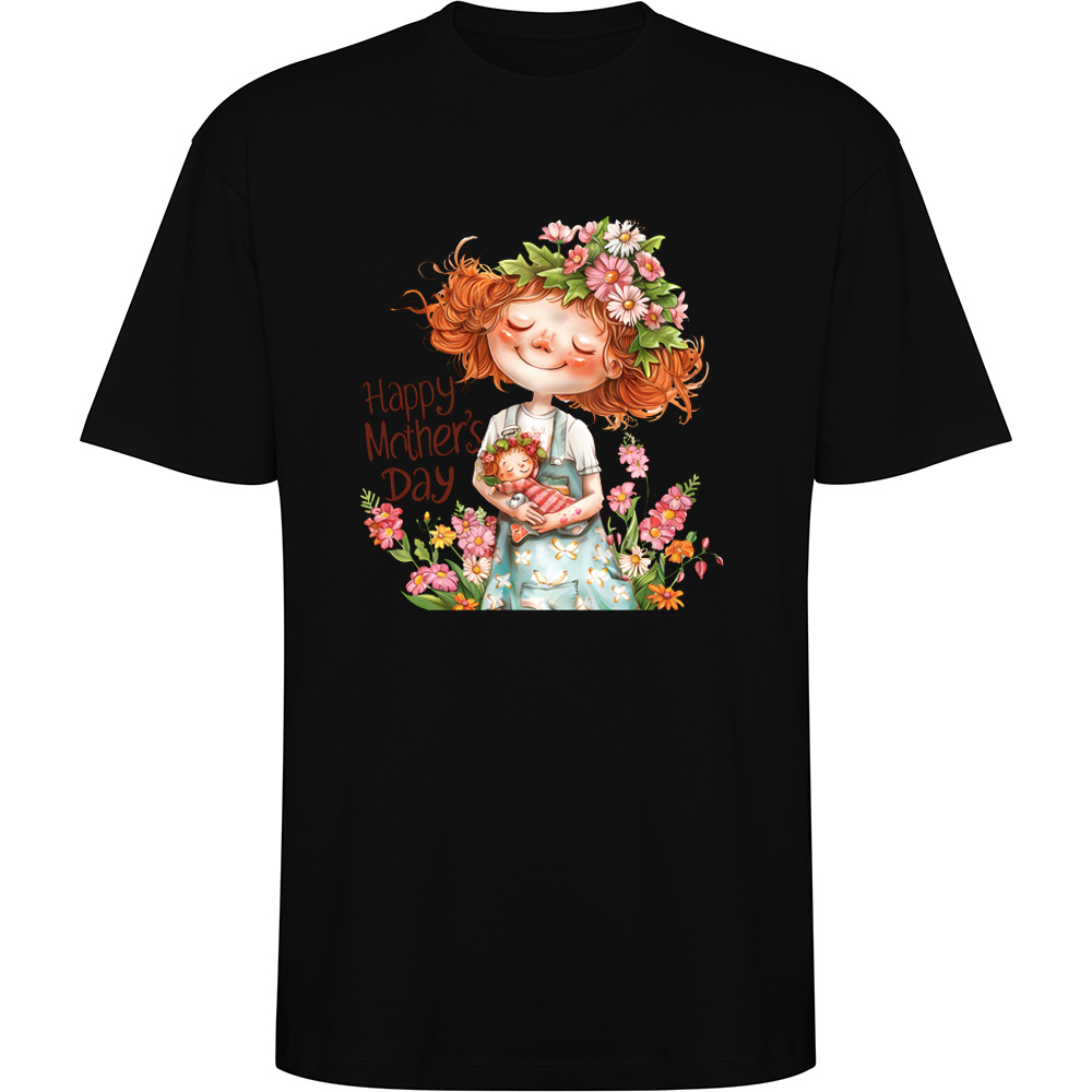 HAPPYMOTHERSDAYMODEL6.TO_.BLK_.jpg Tricou oversize Happy Mothers Day (model 6), Negru - imagine 1