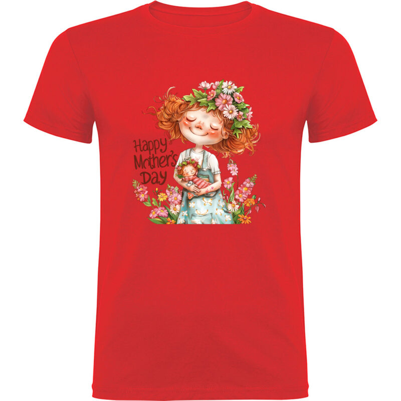 Tricou Happy Mothers Day (model 6), Roșu