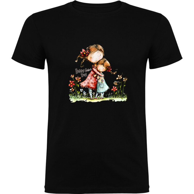 Tricou Happy Mothers Day (model 7), Negru