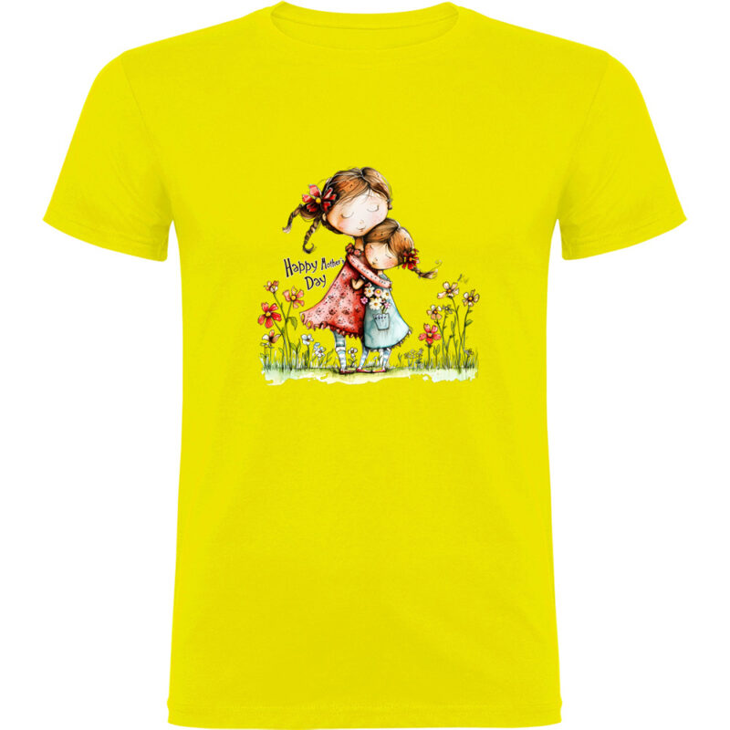Tricou Happy Mothers Day (model 7), Galben