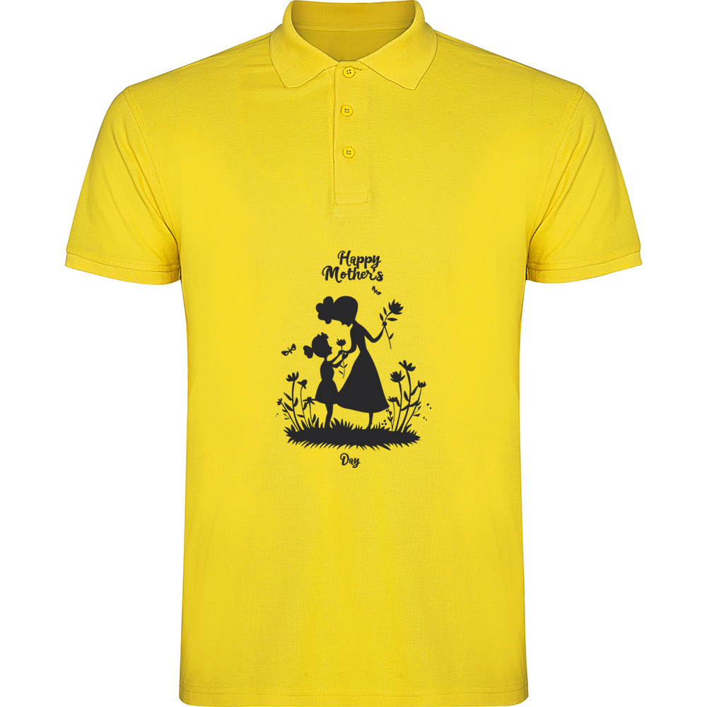 HAPPYMOTHERSDAYMODEL8.TP_.YEL_.jpg Tricou polo Happy Mothers Day (model 8), Galben - imagine 1