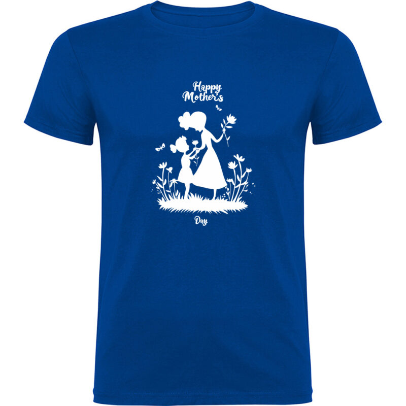 Tricou Happy Mothers Day (model 8), Albastru