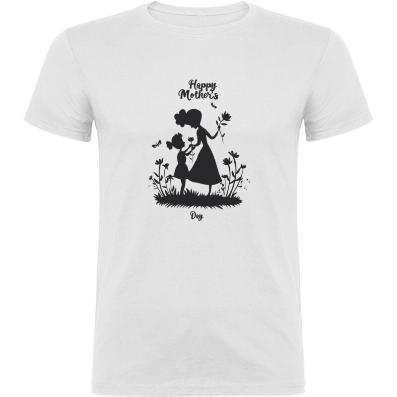 Tricou Happy Mothers Day (model 8), Alb