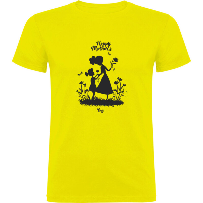 Tricou Happy Mothers Day (model 8), Galben