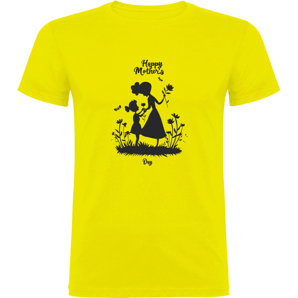 HAPPYMOTHERSDAYMODEL8.TR_.YEL_.jpg Tricou Happy Mothers Day (model 8), Galben - imagine 1