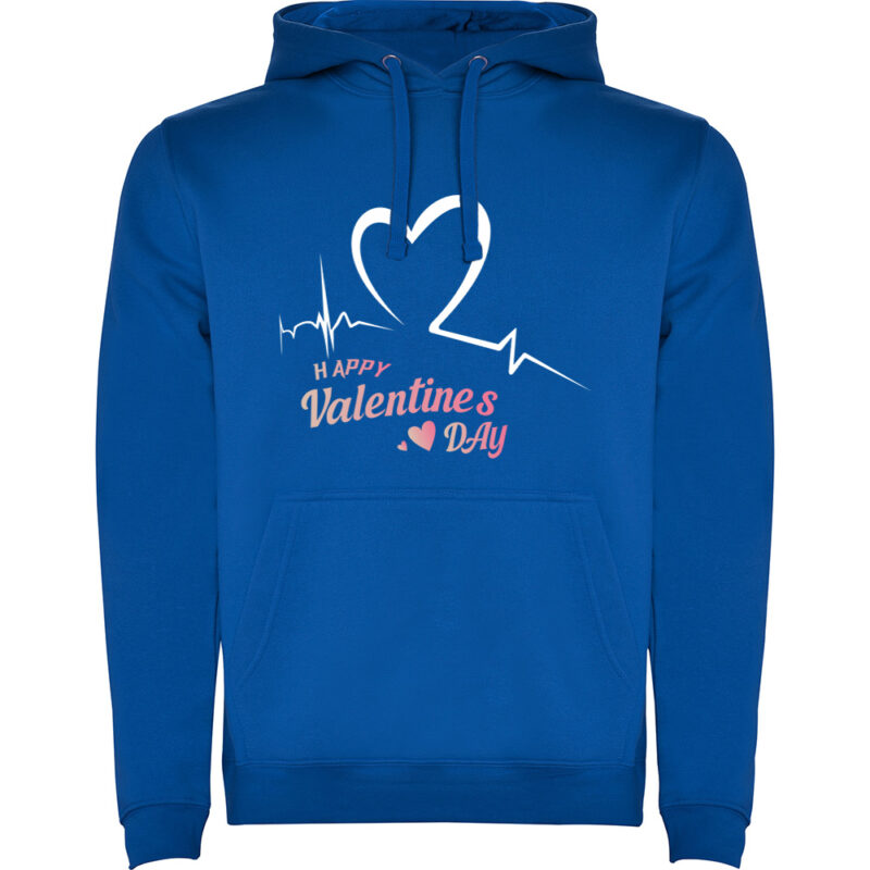 Hanorac Happy Valentines Day (Model 2), Albastru