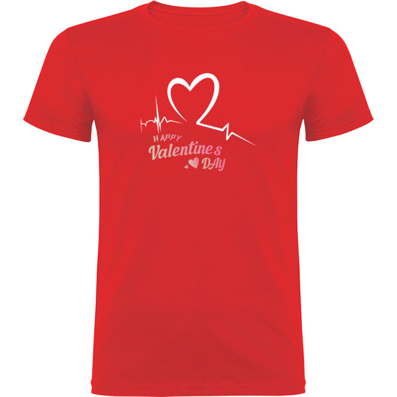 Tricou Happy Valentines Day (Model 2), Roșu