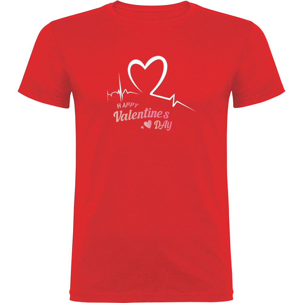 HAPPYVALENTINESDAYMODEL2.TR_.RED_.jpg Tricou Happy Valentines Day (Model 2), Roșu - imagine 1