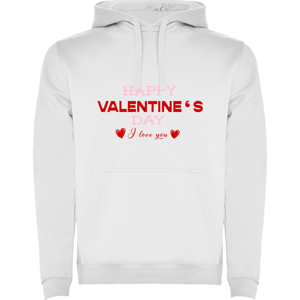 HAPPYVALENTINESDAYMODEL3.HAN_.WHT_.jpg Hanorac Happy Valentines Day (Model 3), Alb - imagine 1