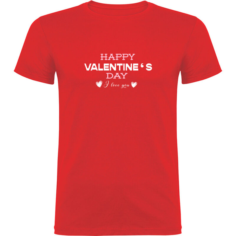 Tricou Happy Valentines Day (Model 3), Roșu