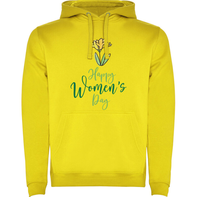 Hanorac Happy Womens Day (model 2), Galben