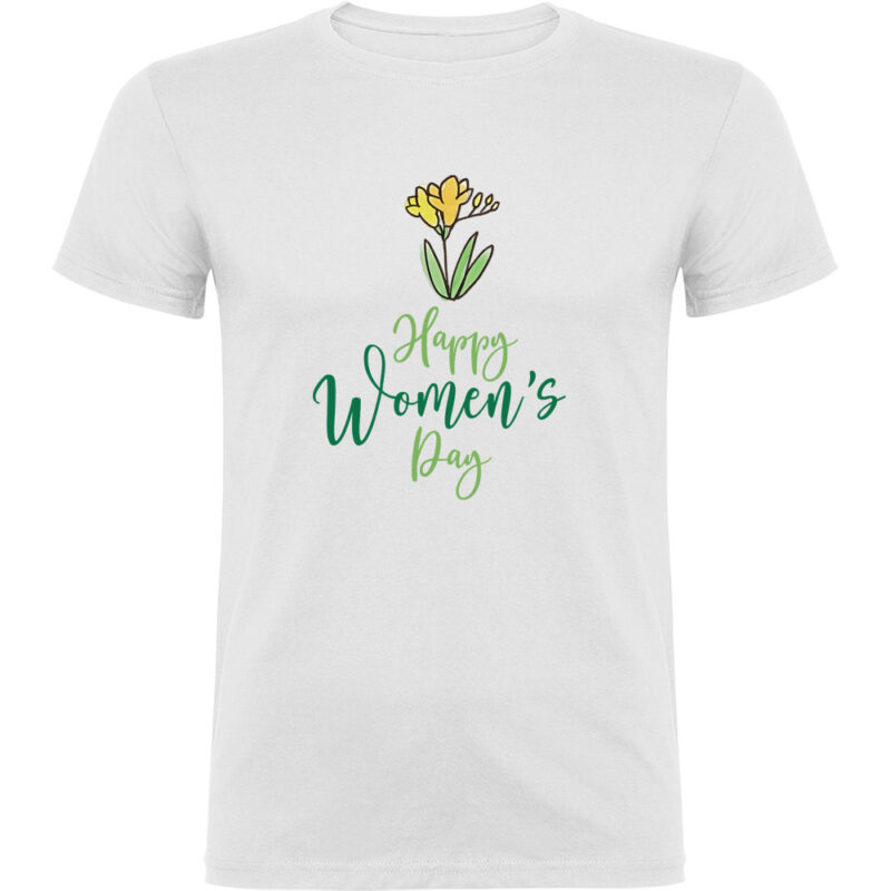 Tricou Happy Womens Day (model 2), Alb