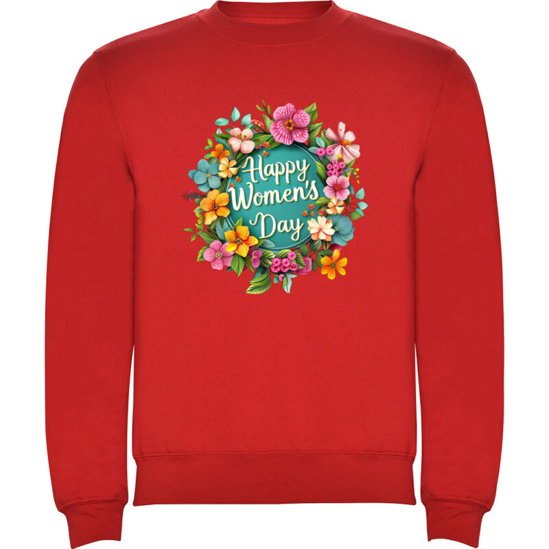 Pulover Happy Womens Day (model 4), Roșu