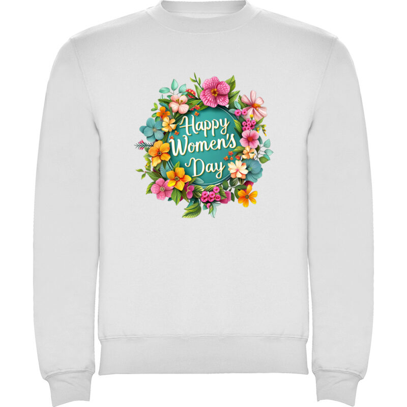 Pulover Happy Womens Day (model 4), Alb