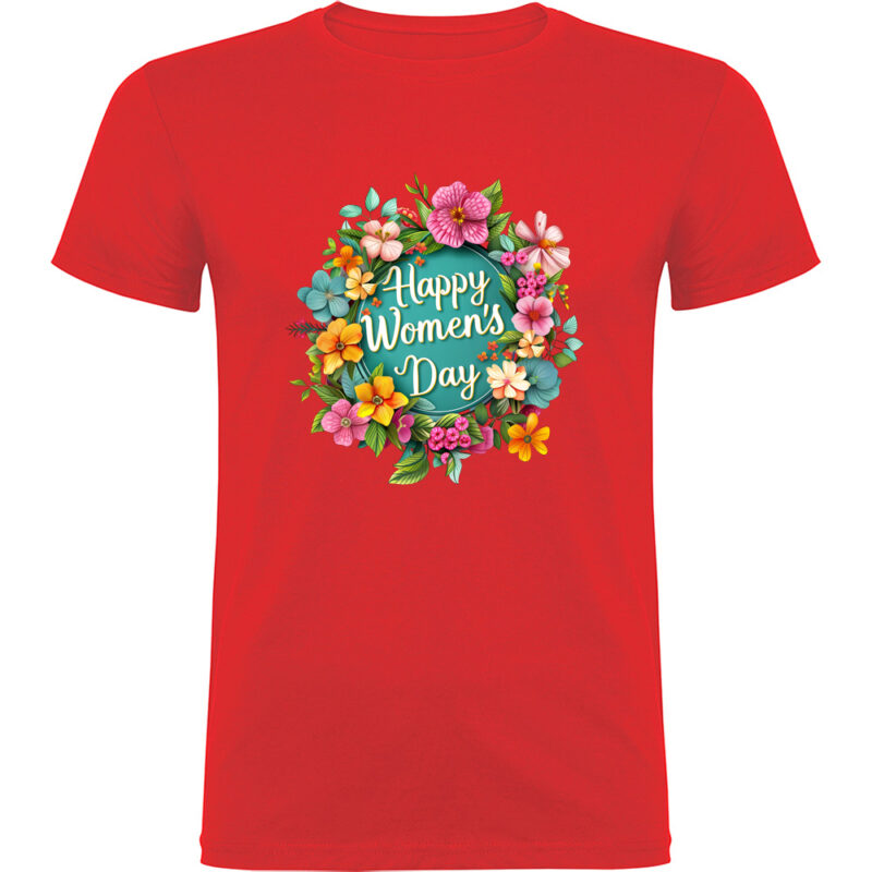 Tricou Happy Womens Day (model 4), Roșu
