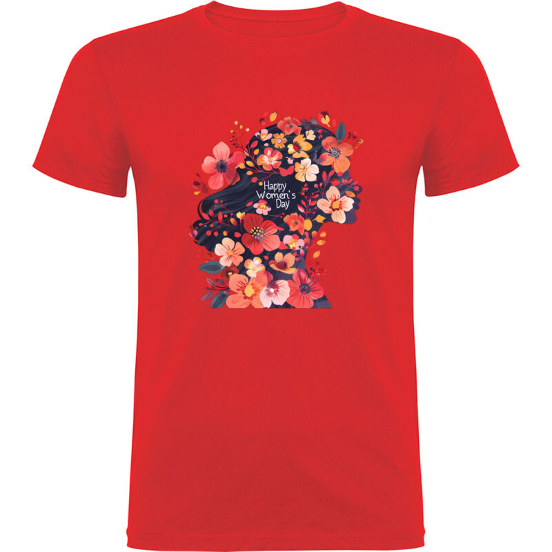 Tricou Happy Womens Day (model 5), Roșu