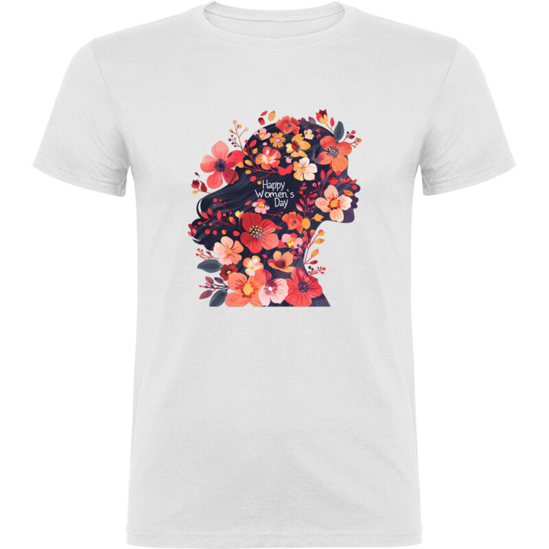 Tricou Happy Womens Day (model 5), Alb