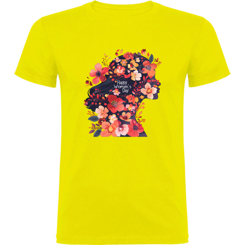 Tricou Happy Womens Day (model 5), Galben