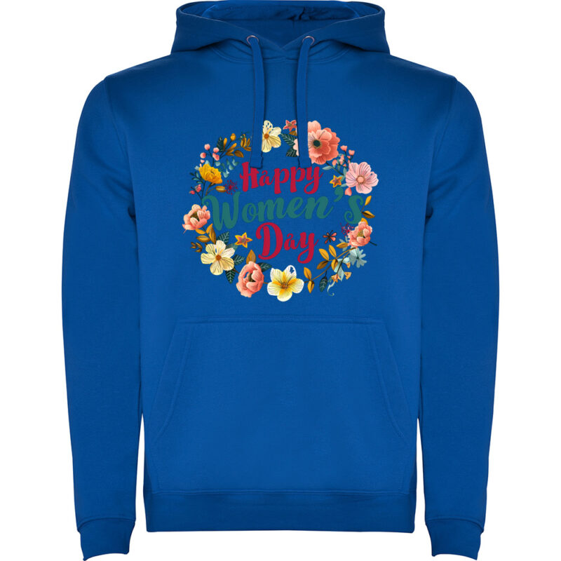 Hanorac Happy Womens Day (model 6), Albastru